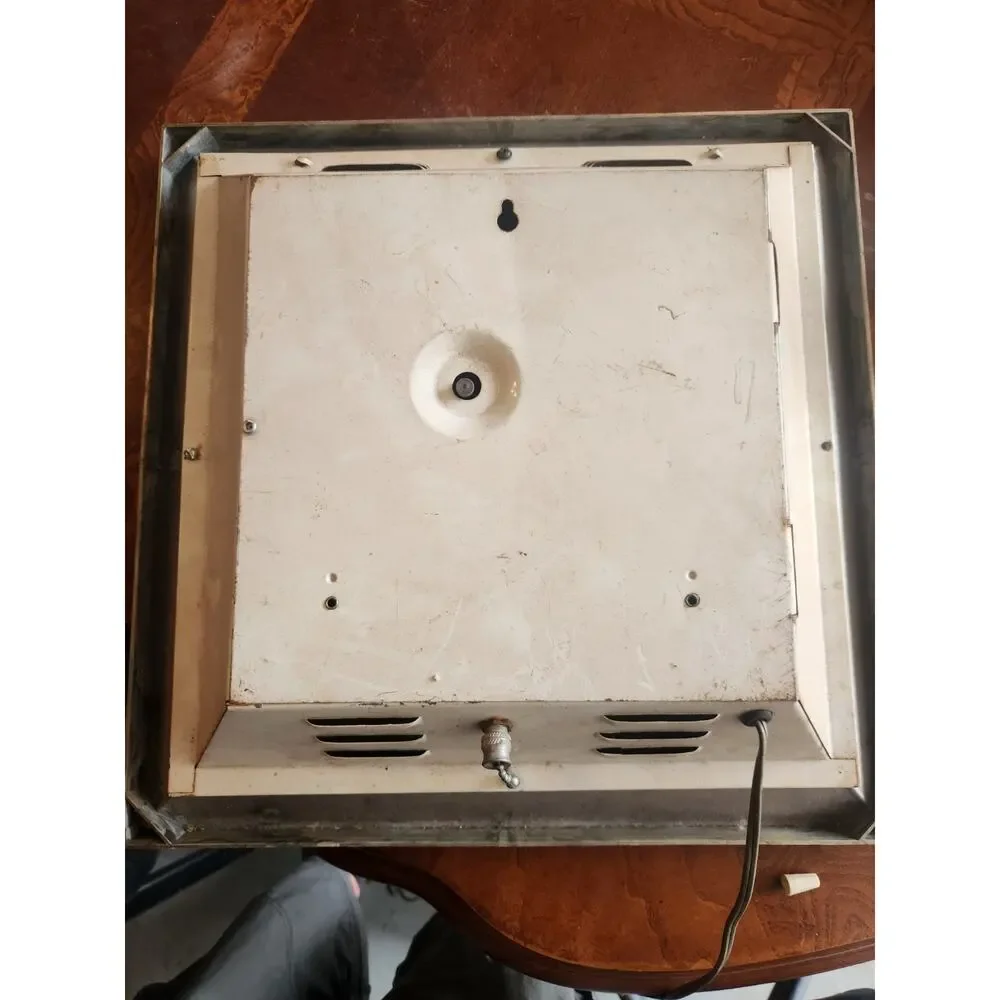 Vintage Think Young Say “Pepsi Please” Pepsi Cola Clock 16” x 16” Working